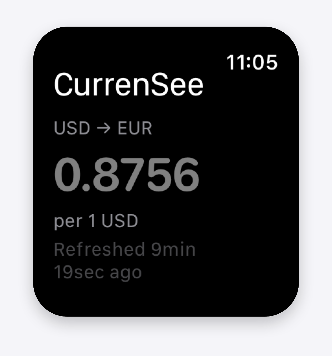 CurrenSee on Apple Watch